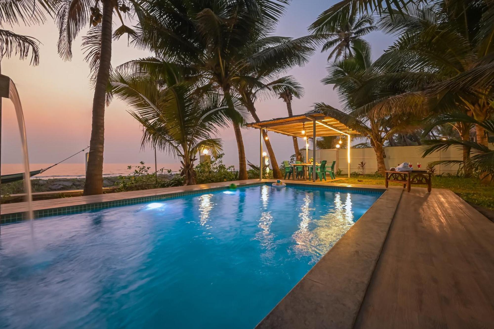 En Ocean Infinity Pool Villa Overlooking Sea ,Beach Touch Alibag Luaran gambar