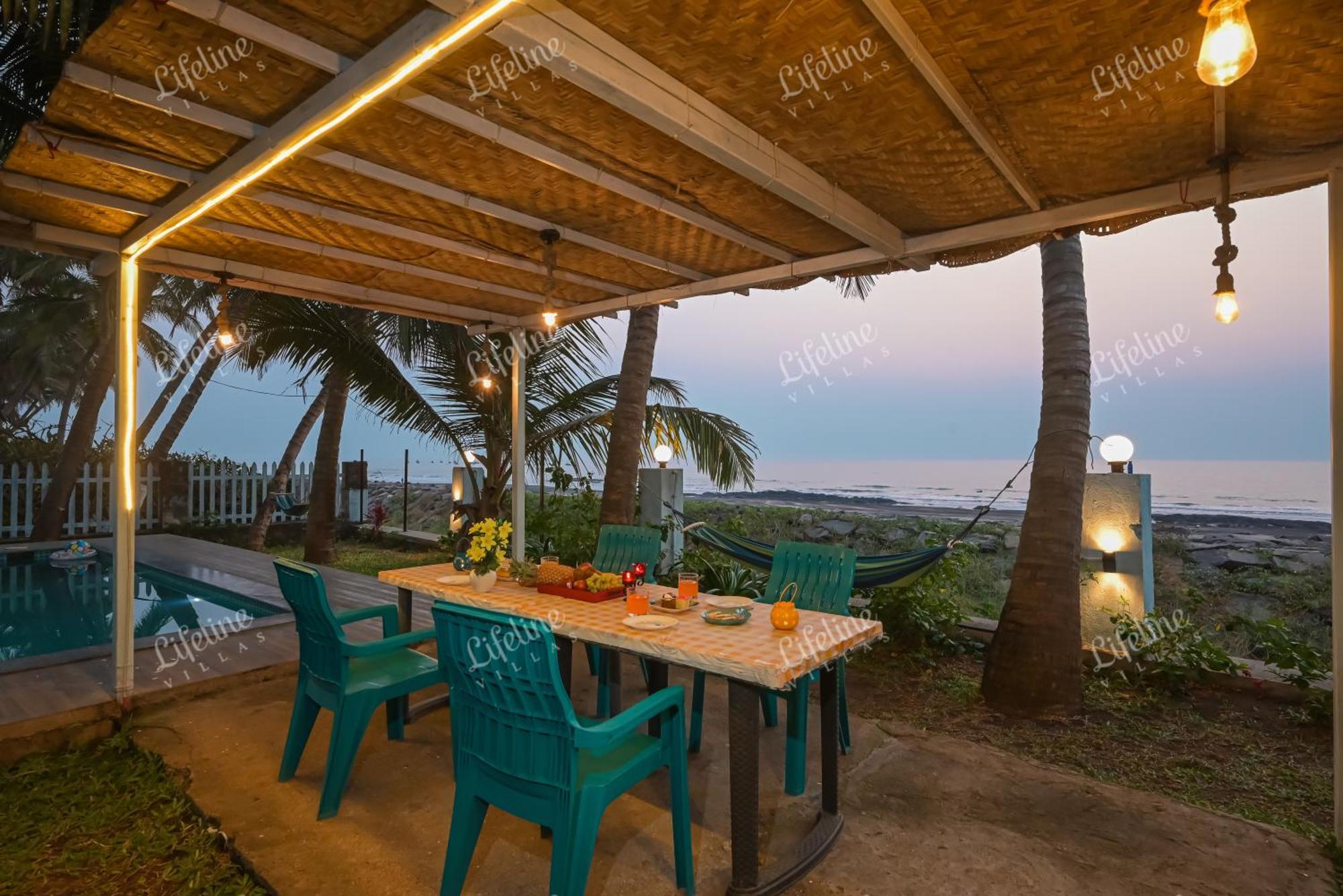 En Ocean Infinity Pool Villa Overlooking Sea ,Beach Touch Alibag Luaran gambar